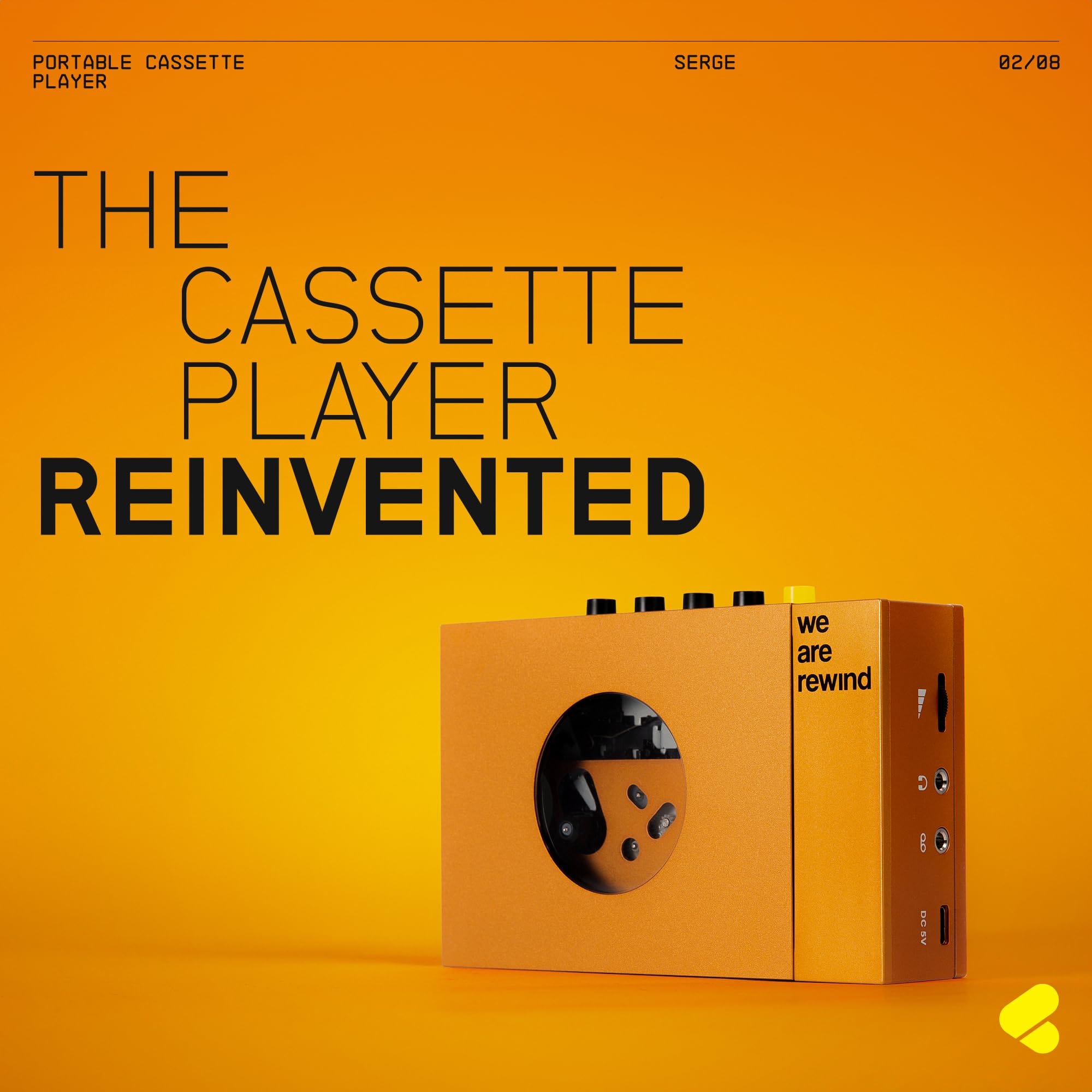 We Are Rewind Orange Cassette Player • Serge - Afbeelding 3