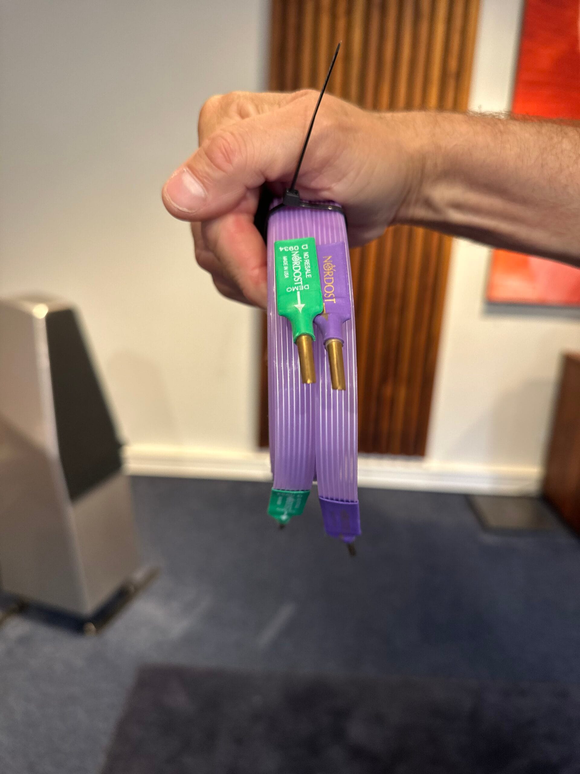 Nordost Purple Flare luidspreker kabel 4m DEMO - Afbeelding 2