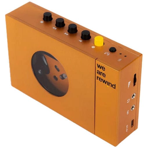 We Are Rewind Orange Cassette Player • Serge
