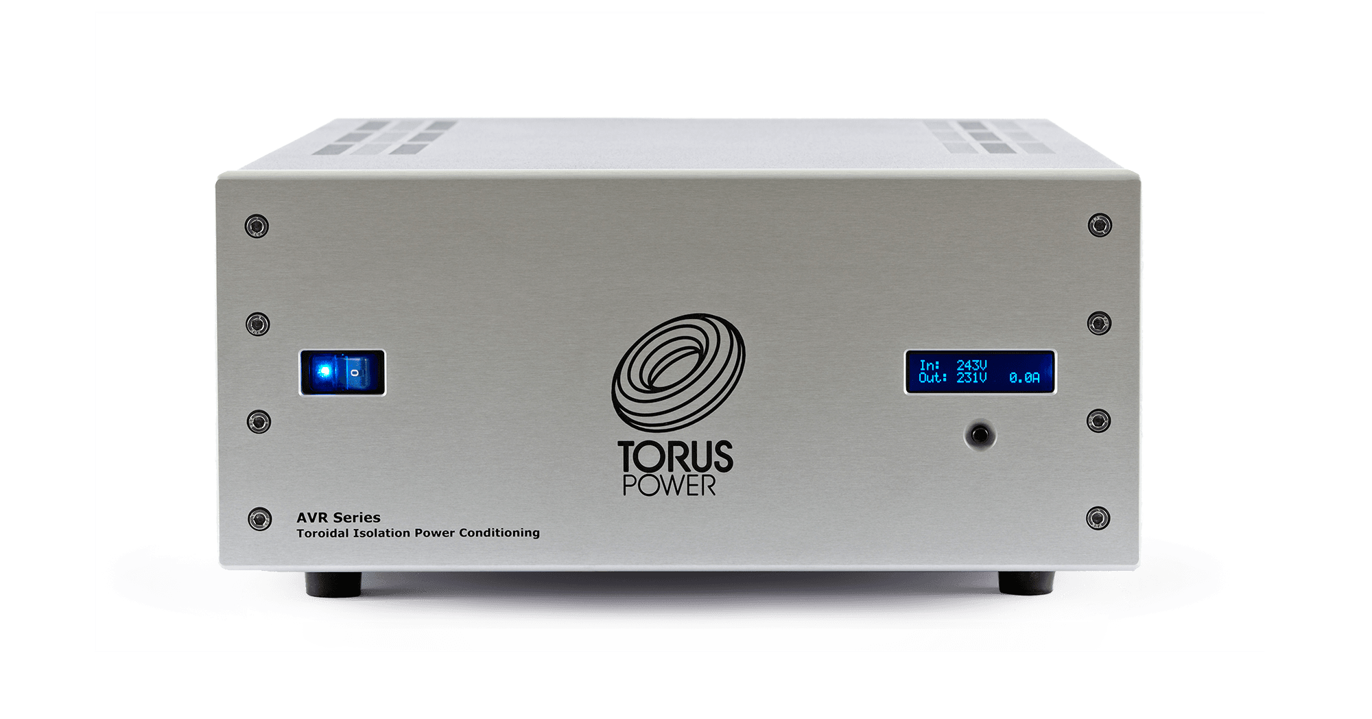 Isol-8 Torus Power AVR2 Elite 8 CE (Zilver, Demo) – Opheffingsuitverkoop