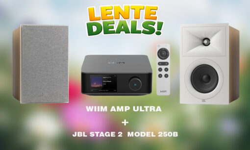 Lente Deal – WiiM Amp Ultra + JBL Stage 2 250B